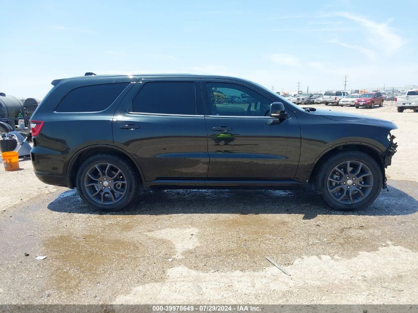 2016 Dodge Durango R/T VIN: 1C4SDJCT0GC460499 Lot: 39978649