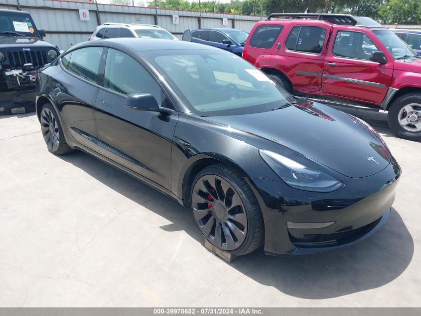 2023 TESLA MODEL 3 PERFORMANCE DUAL MOTOR ALL-WHEEL DRIVE - 5YJ3E1EC3PF621008