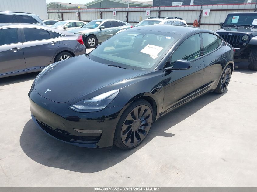 5YJ3E1EC3PF621008 2023 TESLA MODEL 3 - Image 2