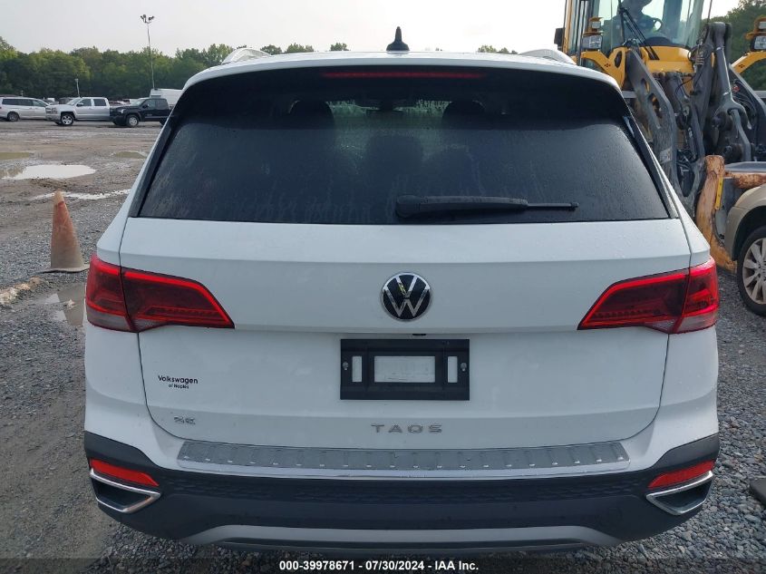 2023 Volkswagen Taos 1.5T Se VIN: 3VVSX7B24PM317736 Lot: 39978671