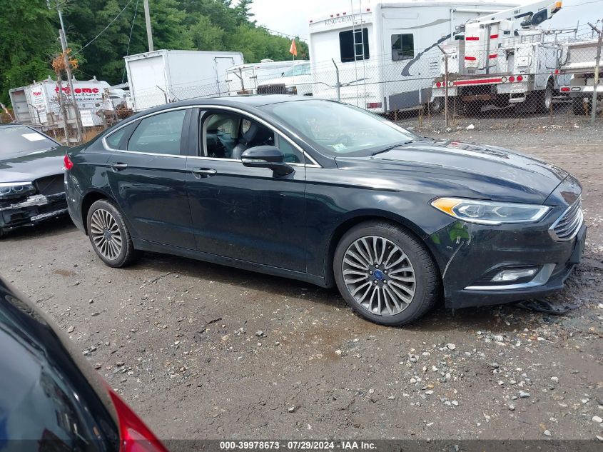 2017 Ford Fusion Se VIN: 3FA6P0T90HR352688 Lot: 39978673