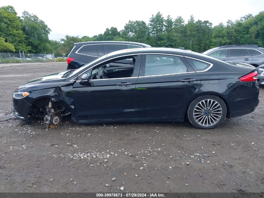 2017 Ford Fusion Se VIN: 3FA6P0T90HR352688 Lot: 39978673