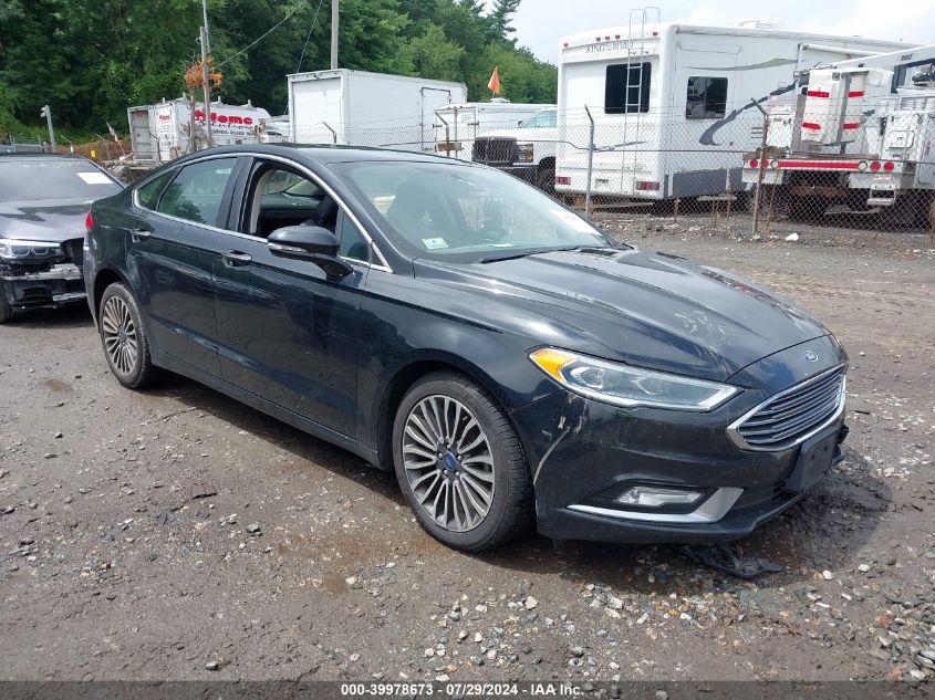 VIN 3FA6P0T90HR352688 2017 Ford Fusion, SE no.1