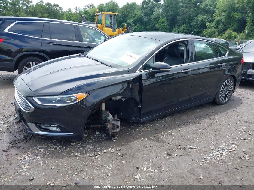 VIN 3FA6P0T90HR352688 2017 Ford Fusion, SE no.2