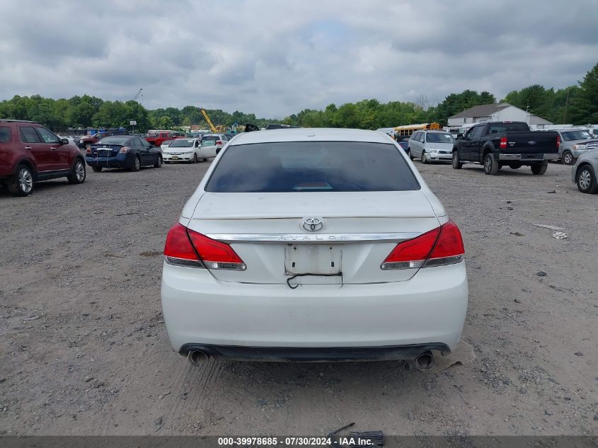 2011 Toyota Avalon Limited VIN: 4T1BK3DB7BU382972 Lot: 39978685