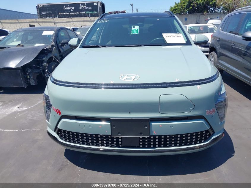 2024 Hyundai Kona Electric Limited VIN: KM8HE3A66RU004189 Lot: 39978700