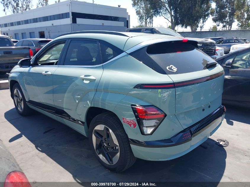 2024 Hyundai Kona Electric Limited VIN: KM8HE3A66RU004189 Lot: 39978700