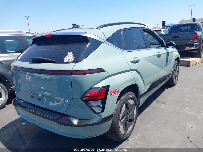 2024 Hyundai Kona Electric Limited VIN: KM8HE3A66RU004189 Lot: 39978700