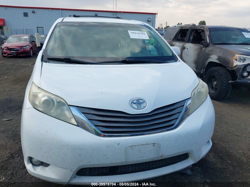 2012 Toyota Sienna Xle V6 8 Passenger VIN: 5TDYK3DC8CS262465 Lot: 39978704