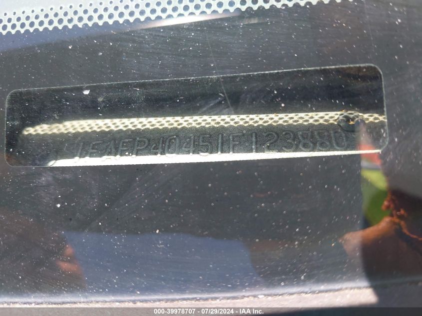 2001 Ford Mustang VIN: 1FAFP40451F123880 Lot: 39978707