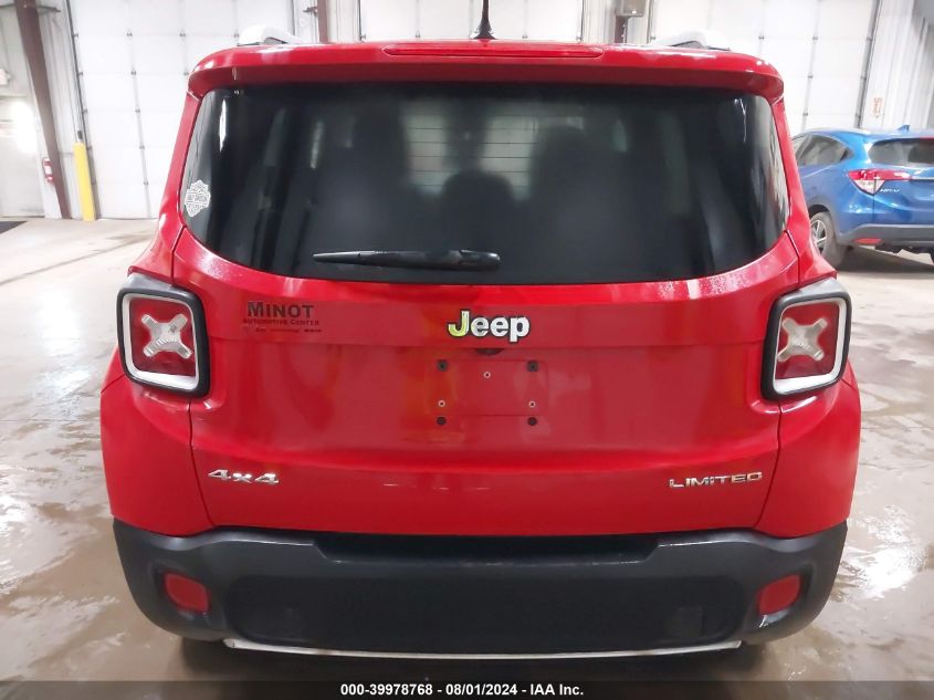 2015 Jeep Renegade Limited VIN: ZACCJBDT2FPB49782 Lot: 39978768