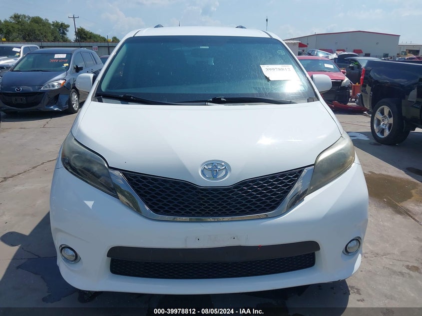 2016 Toyota Sienna Se 8 Passenger VIN: 5TDXK3DC9GS720595 Lot: 39978812