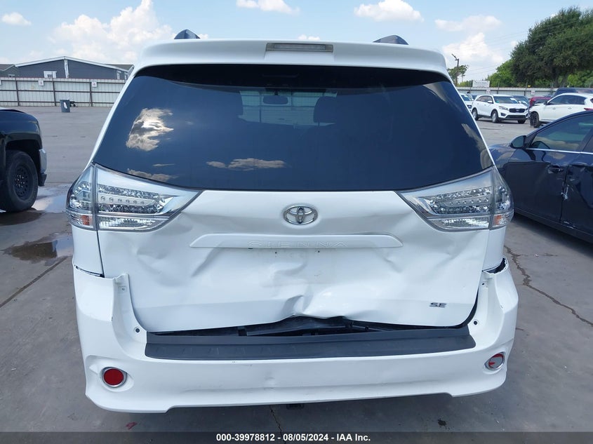 2016 Toyota Sienna Se 8 Passenger VIN: 5TDXK3DC9GS720595 Lot: 39978812