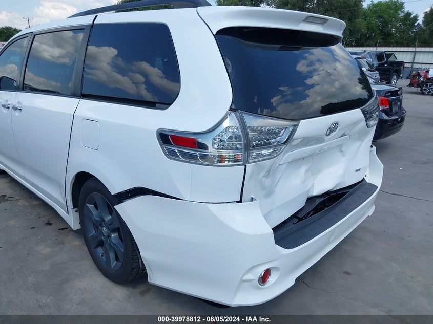 2016 Toyota Sienna Se 8 Passenger VIN: 5TDXK3DC9GS720595 Lot: 39978812