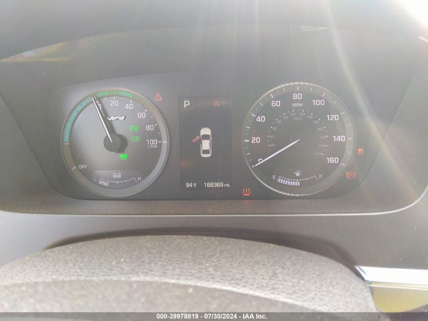 2016 Hyundai Sonata Hybrid Se VIN: KMHE24L18GA036076 Lot: 39978819