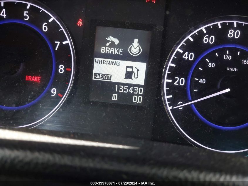 2011 Infiniti G37X VIN: JN1CV6AR1BM412604 Lot: 39978871