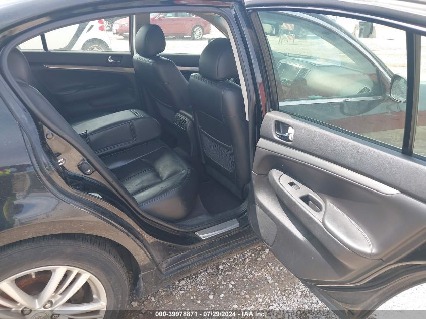 2011 Infiniti G37X VIN: JN1CV6AR1BM412604 Lot: 39978871