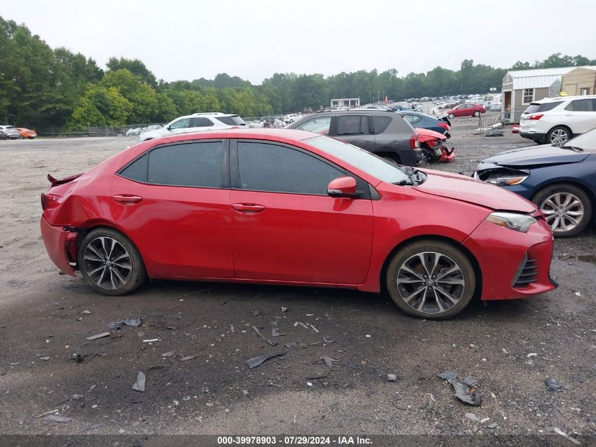 2017 Toyota Corolla Se VIN: 2T1BURHE2HC810104 Lot: 39978903