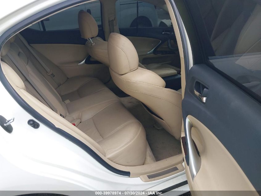 2006 Lexus Is 350 VIN: JTHBE262362004392 Lot: 39978974