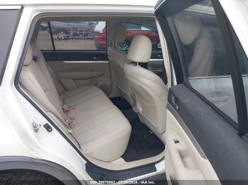 2011 Subaru Outback 2.5I Premium VIN: 4S4BRBGC3B3385321 Lot: 39978993