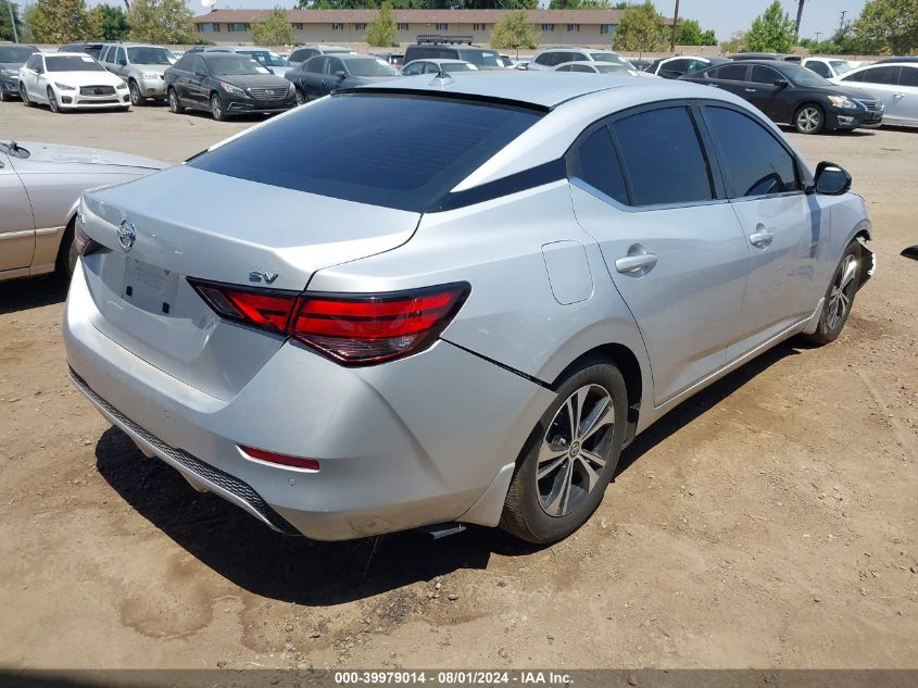 2020 Nissan Sentra Sv Xtronic Cvt VIN: 3N1AB8CV3LY228270 Lot: 39979014