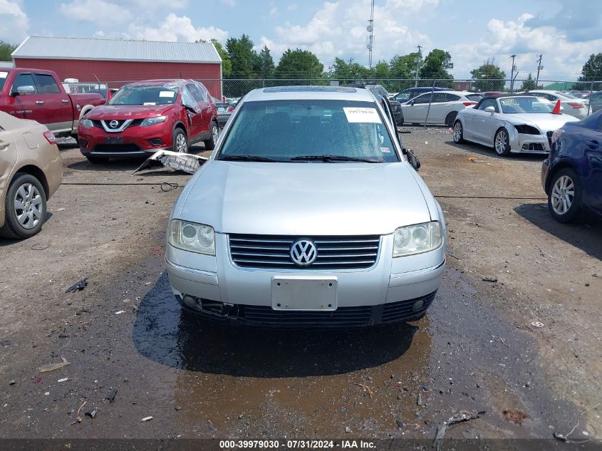 2004 Volkswagen Passat Gls VIN: WVWPD63B24P150028 Lot: 39979030