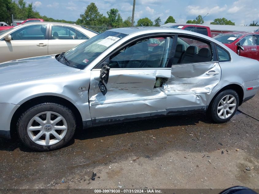 2004 Volkswagen Passat Gls VIN: WVWPD63B24P150028 Lot: 39979030