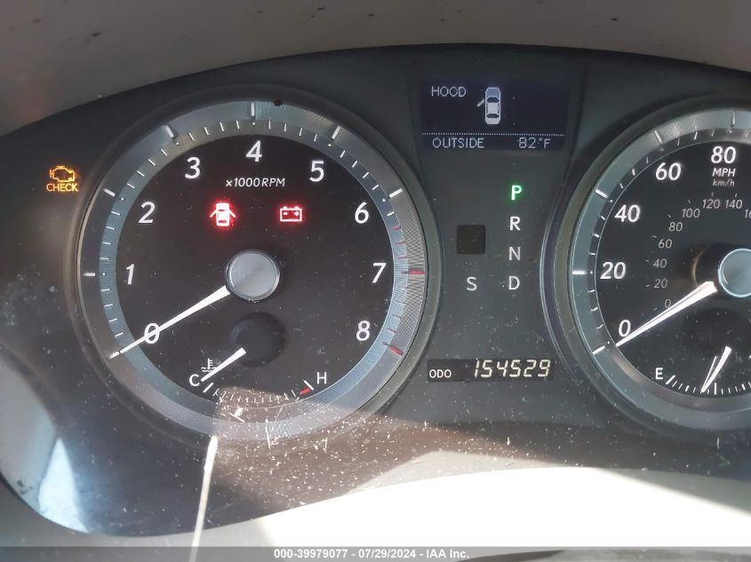 2008 Lexus Es 350 VIN: JTHBJ46G982194494 Lot: 39979077