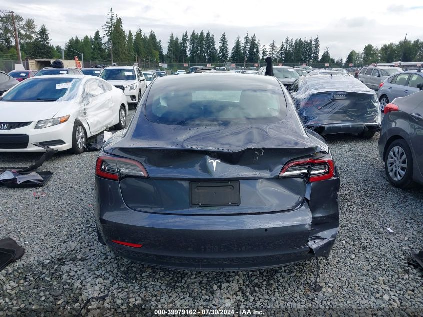 2021 Tesla Model 3 Standard Range Plus Rear-Wheel Drive VIN: 5YJ3E1EA2MF923268 Lot: 39979162