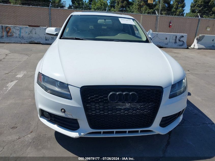 2010 Audi A4 2.0T Premium VIN: WAUBFAFL9AN060035 Lot: 39979177