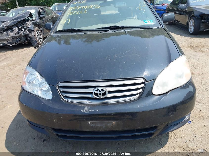 2004 Toyota Corolla Le VIN: 2T1BR38EX4C304609 Lot: 39979216