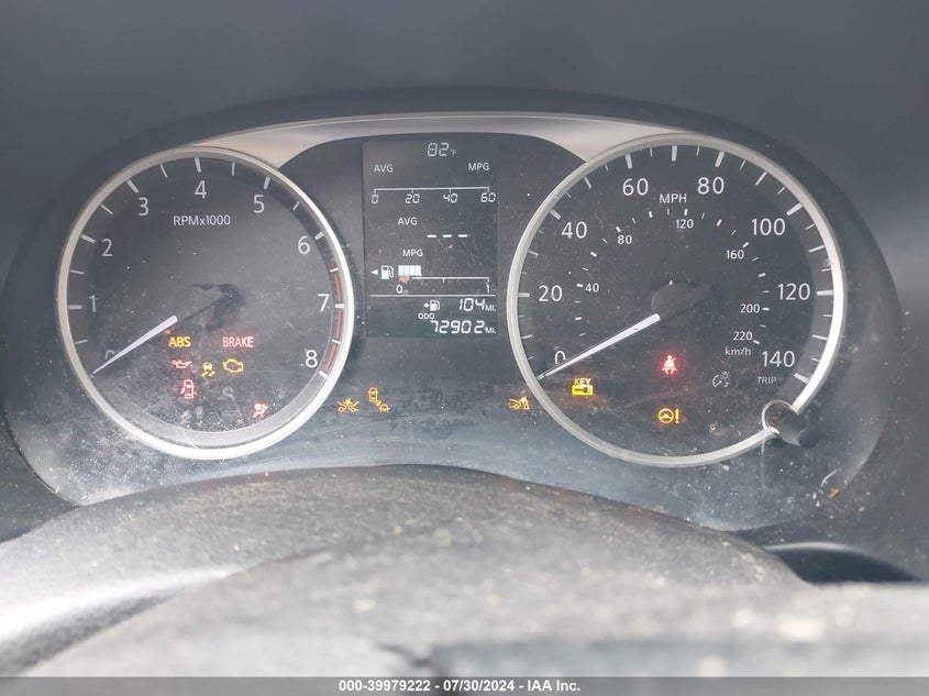 VIN 3N1CP5BV6LL539554 2020 NISSAN KICKS S