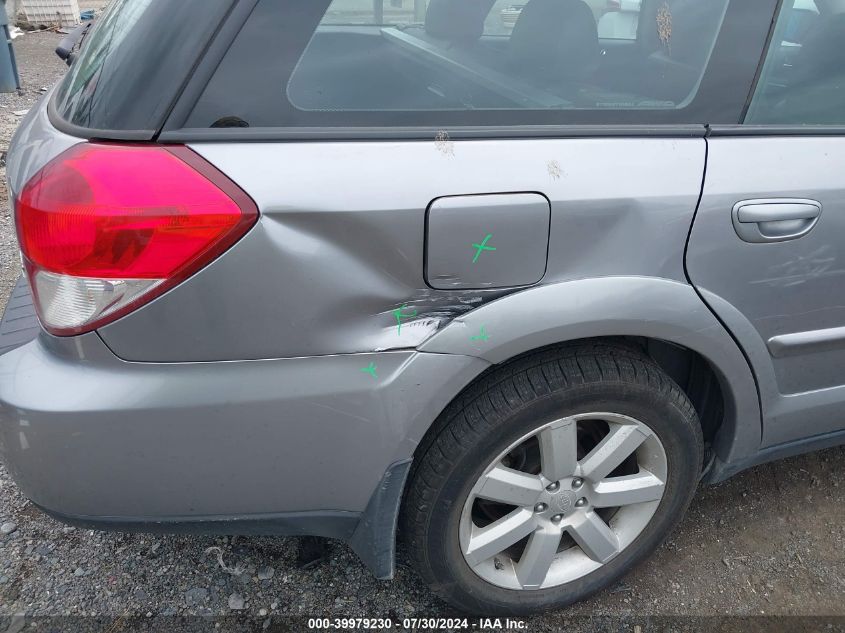 2008 Subaru Outback 2.5I Limited/2.5I Limited L.l. Bean Edition VIN: 4S4BP62C187343302 Lot: 39979230