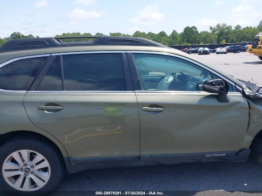 2018 Subaru Outback 2.5I Premium VIN: 4S4BSAFCXJ3343517 Lot: 39979291