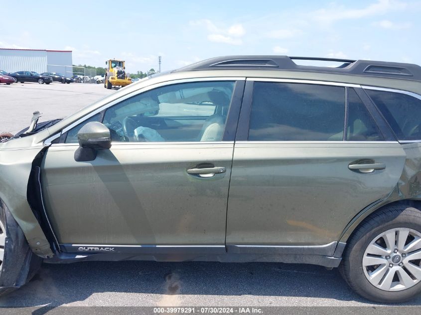 2018 Subaru Outback 2.5I Premium VIN: 4S4BSAFCXJ3343517 Lot: 39979291
