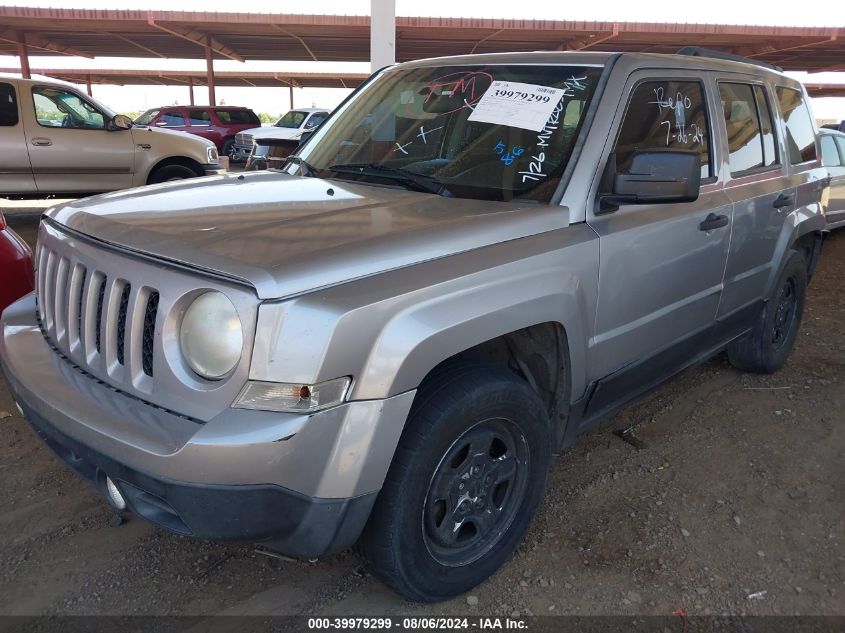 VIN 1C4NJPBB0ED887125 2014 JEEP PATRIOT no.2