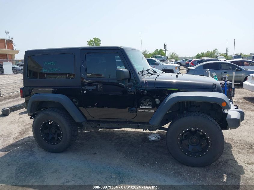 2015 Jeep Wrangler Sport VIN: 1C4AJWAG1FL555157 Lot: 39979334