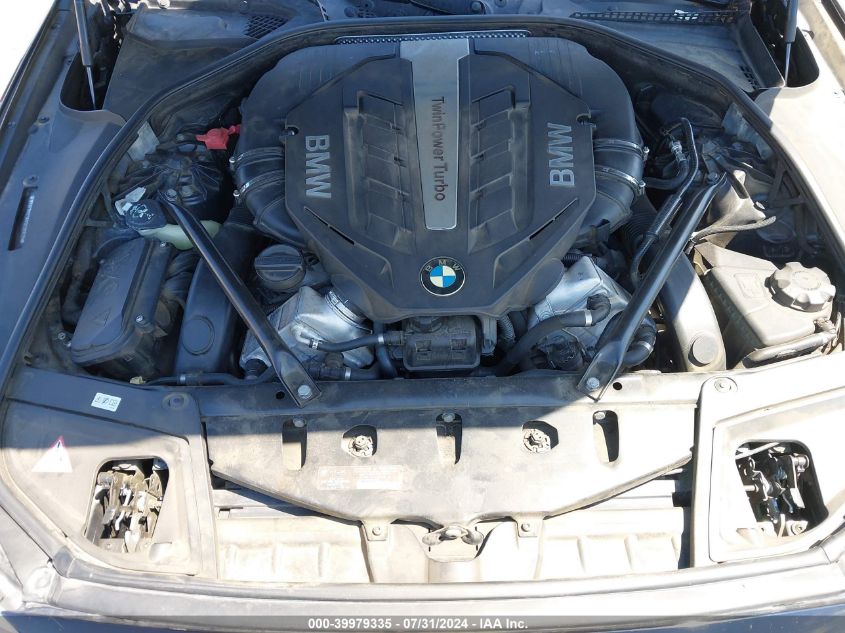 2013 BMW 550I VIN: WBAFR9C56DD226826 Lot: 39979335