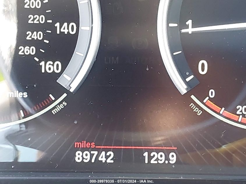 2013 BMW 550I VIN: WBAFR9C56DD226826 Lot: 39979335