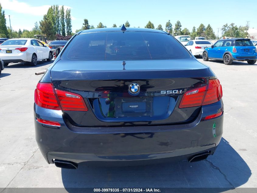 2013 BMW 550I VIN: WBAFR9C56DD226826 Lot: 39979335