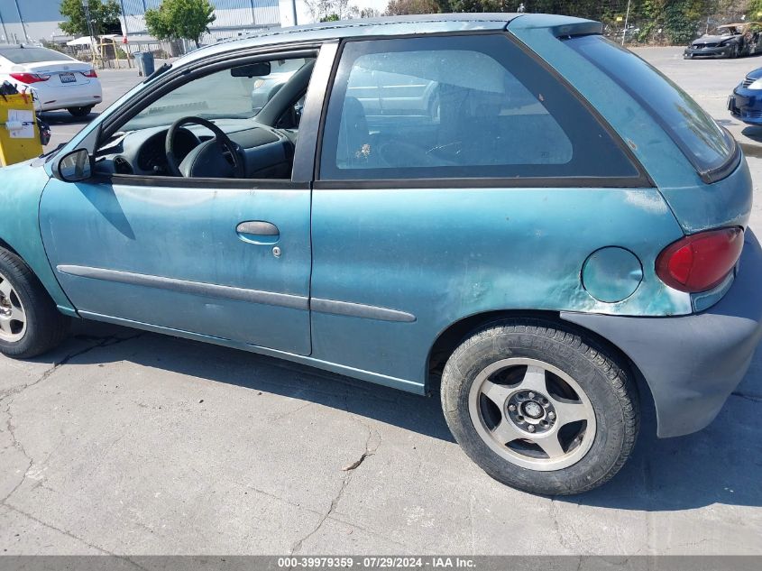 1997 Geo Metro VIN: 2C1MR2260V6755410 Lot: 39979359