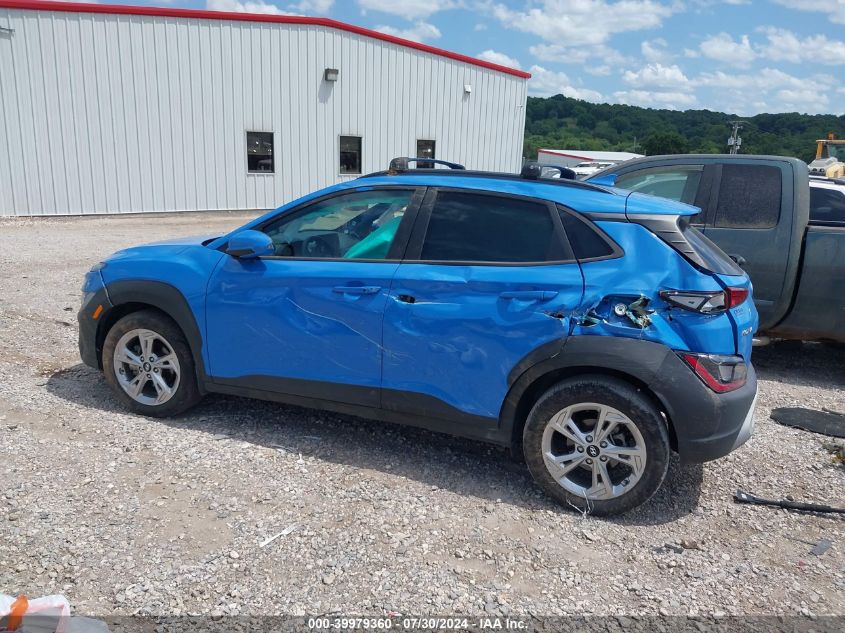 2022 Hyundai Kona Sel VIN: KM8K62AB6NU887716 Lot: 39979360