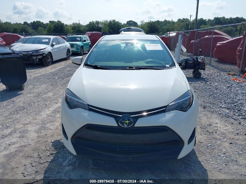 2017 Toyota Corolla Le VIN: 5YFBURHE5HP654088 Lot: 39979435