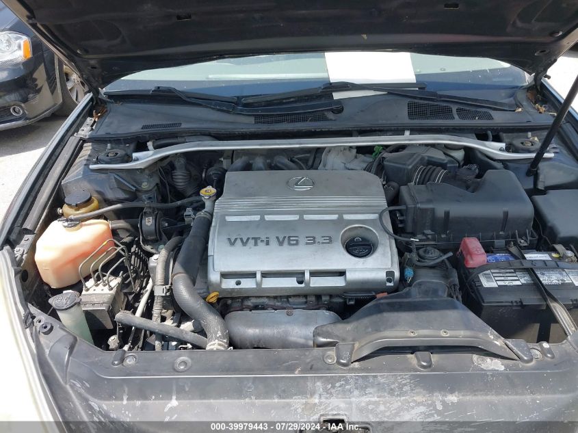 2004 Lexus Es 330 330 VIN: JTHBA30G840012289 Lot: 39979443