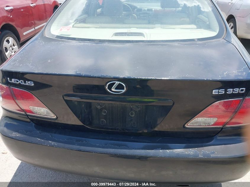 2004 Lexus Es 330 330 VIN: JTHBA30G840012289 Lot: 39979443