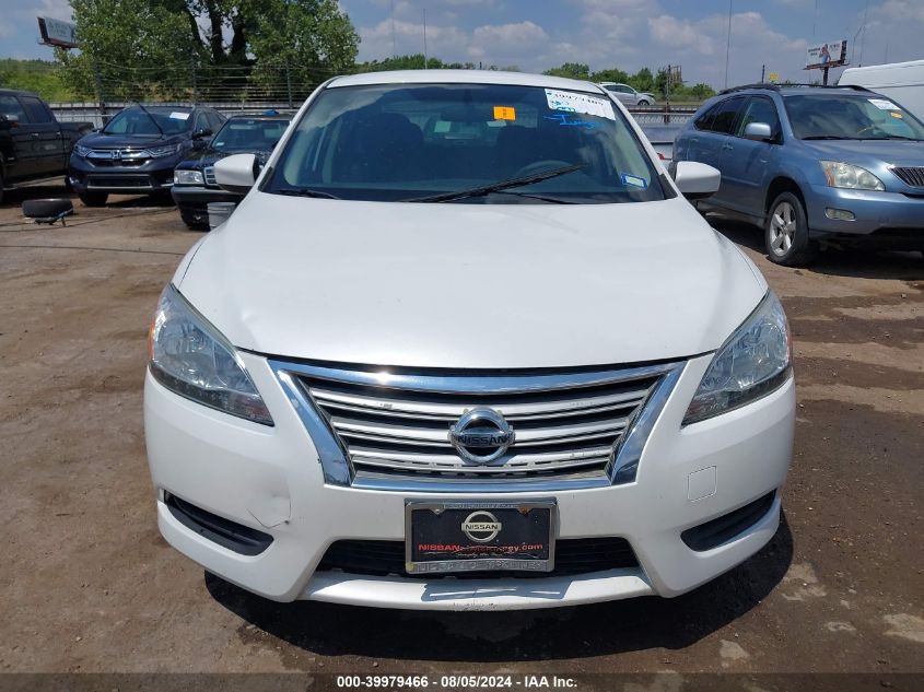 2013 Nissan Sentra Sv VIN: 3N1AB7APXDL772388 Lot: 39979466