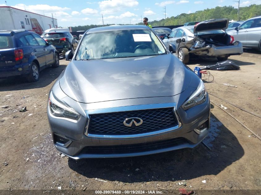 2018 Infiniti Q50 3.0T Luxe VIN: JN1EV7AR1JM444398 Lot: 39979488