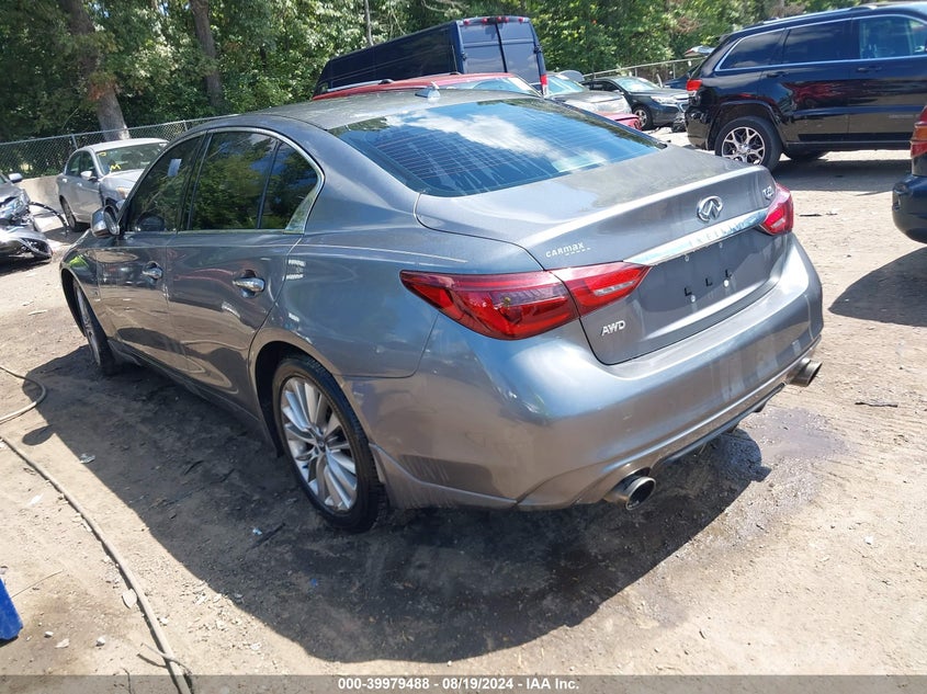 2018 INFINITI Q50 3.0T LUXE - JN1EV7AR1JM444398