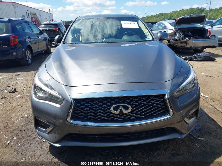 2018 Infiniti Q50 3.0T Luxe VIN: JN1EV7AR1JM444398 Lot: 39979488