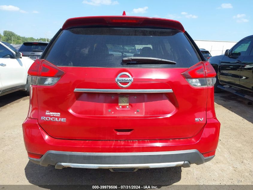 2017 Nissan Rogue Sv VIN: JN8AT2MT8HW389141 Lot: 39979506